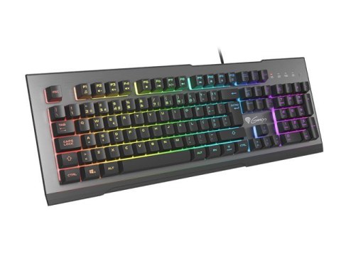 GENESIS Rhod 500 RGB klawiatura Gaming USB QWERTY Portugalski Czarny, Srebrny GENESIS Rhod 500 RGB klawiatura Gaming USB QWERTY Portugalski Czarny, Srebrny