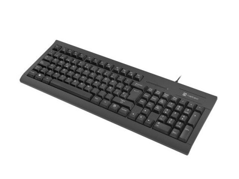 Klawiatura NATEC NKL-2052 Biuro USB QWERTY Hiszpański Czarny Klawiatura NATEC NKL-2052 Biuro USB QWERTY Hiszpański Czarny