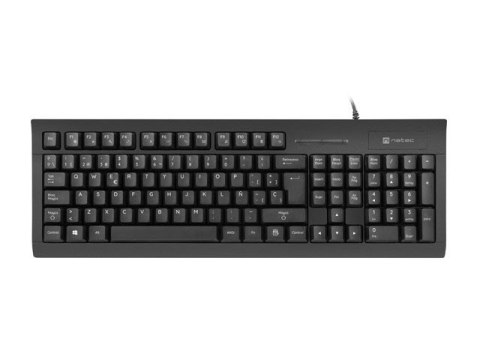 Klawiatura NATEC NKL-2052 Biuro USB QWERTY Hiszpański Czarny Klawiatura NATEC NKL-2052 Biuro USB QWERTY Hiszpański Czarny