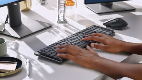 Logitech MX Mechanical klawiatura Biuro RF Wireless + Bluetooth QWERTZ Niemiecki Grafitowy, Szary Logitech MX Mechanical klawiatura Biuro RF Wireless + Bluetooth QWERTZ Niemiecki Grafitowy, Szary