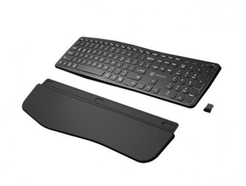 NATEC PORIFERA klawiatura Dom/Biuro Bluetooth QWERTY Amerykański międzynarodowy Czarny NATEC PORIFERA klawiatura Dom/Biuro Bluetooth QWERTY Amerykański międzynarodowy Czarny