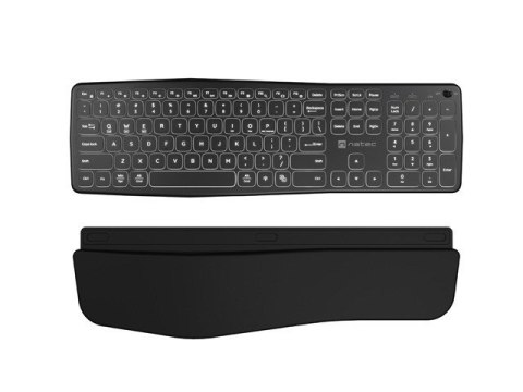 NATEC PORIFERA klawiatura Dom/Biuro Bluetooth QWERTY Amerykański międzynarodowy Czarny NATEC PORIFERA klawiatura Dom/Biuro Bluetooth QWERTY Amerykański międzynarodowy Czarny