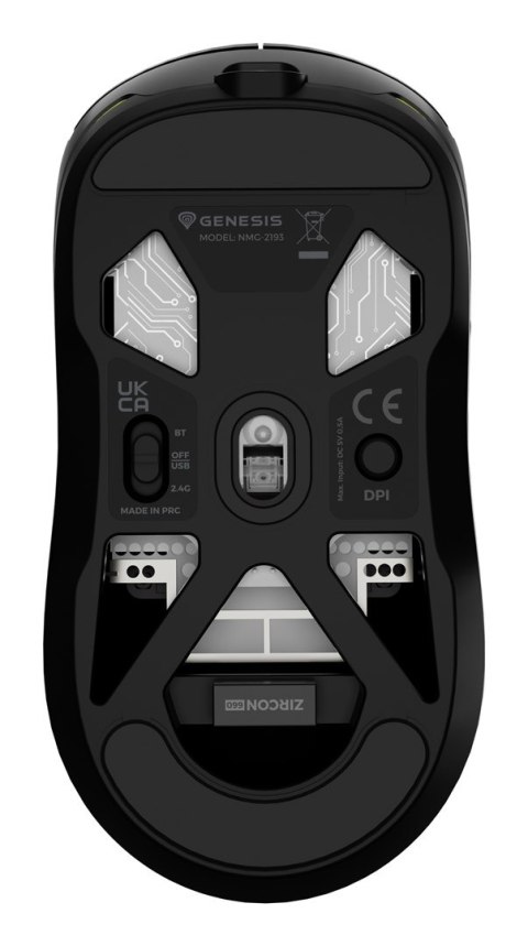 GENESIS NMG-2193 myszka Gaming Oburęczny Bluetooth + USB Type-C Optyczny 26000 DPI GENESIS NMG-2193 myszka Gaming Oburęczny Bluetooth + USB Type-C Optyczny 26000 DPI