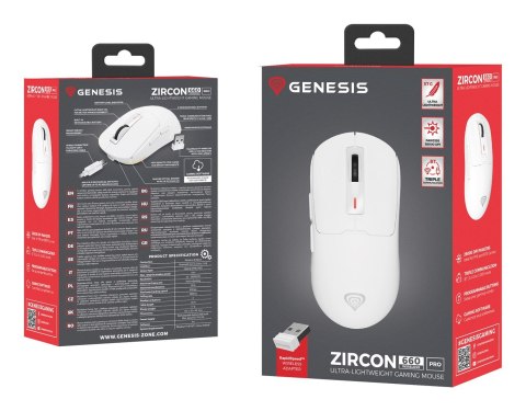 GENESIS NMG-2194 myszka Gaming Oburęczny Bluetooth + USB Type-C Optyczny 26000 DPI GENESIS NMG-2194 myszka Gaming Oburęczny Bluetooth + USB Type-C Optyczny 26000 DPI