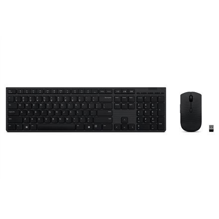 Lenovo | Profesjonalna bezprzewodowa ładowalna klawiatura i mysz combo | Zestaw klawiatury i myszy | Bezprzewodowy | Mysz w zest Lenovo | Profesjonalna bezprzewodowa ładowalna klawiatura i mysz combo | Zestaw klawiatury i myszy | Bezprzewodowy | Mysz w zest