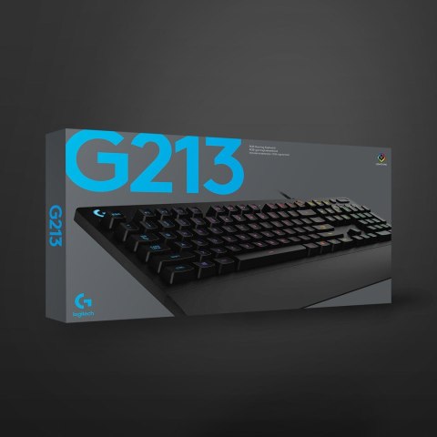 Logitech G G213 Prodigy klawiatura USB QWERTY Angielski Czarny Logitech G G213 Prodigy klawiatura USB QWERTY Angielski Czarny