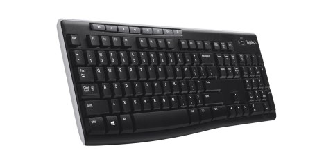 Logitech K270 klawiatura RF Wireless QWERTY Czarny
