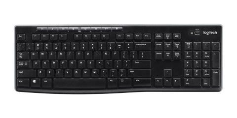 Logitech K270 klawiatura RF Wireless QWERTY Czarny