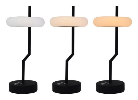 Techly I-LAMP-TABLE2 lampa stołowa Niewymienialne źródło światła 2 W LED Czarny, Biały Techly I-LAMP-TABLE2 lampa stołowa Niewymienialne źródło światła 2 W LED Czarny, Biały