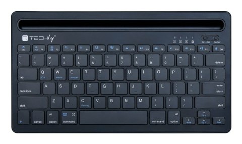 Techly ICTBK102U klawiatura Uniwersalne Bluetooth QWERTY Angielski Czarny Techly ICTBK102U klawiatura Uniwersalne Bluetooth QWERTY Angielski Czarny