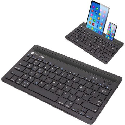 Techly ICTBK102U klawiatura Uniwersalne Bluetooth QWERTY Angielski Czarny Techly ICTBK102U klawiatura Uniwersalne Bluetooth QWERTY Angielski Czarny