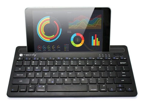 Techly ICTBK102U klawiatura Uniwersalne Bluetooth QWERTY Angielski Czarny Techly ICTBK102U klawiatura Uniwersalne Bluetooth QWERTY Angielski Czarny