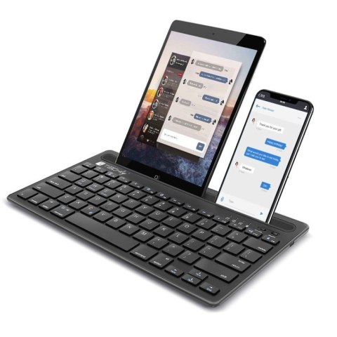 Techly ICTBK102U klawiatura Uniwersalne Bluetooth QWERTY Angielski Czarny Techly ICTBK102U klawiatura Uniwersalne Bluetooth QWERTY Angielski Czarny