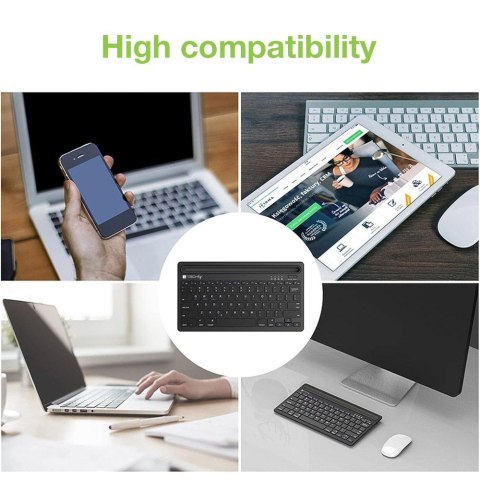 Techly ICTBK102U klawiatura Uniwersalne Bluetooth QWERTY Angielski Czarny Techly ICTBK102U klawiatura Uniwersalne Bluetooth QWERTY Angielski Czarny