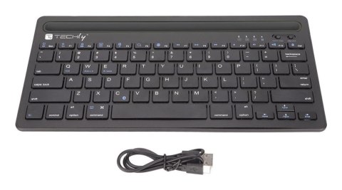 Techly ICTBK102U klawiatura Uniwersalne Bluetooth QWERTY Angielski Czarny Techly ICTBK102U klawiatura Uniwersalne Bluetooth QWERTY Angielski Czarny