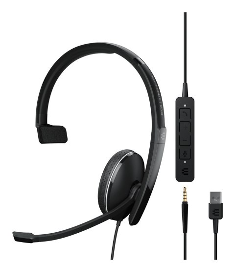 EPOS ADAPT 135 USB II Zestaw słuchawkowy Przewodowa Opaska na głowę Biuro/centrum telefoniczne USB Typu-A Czarny