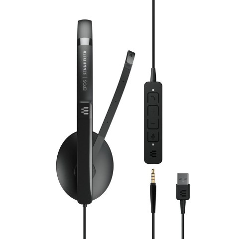EPOS ADAPT 135 USB II Zestaw słuchawkowy Przewodowa Opaska na głowę Biuro/centrum telefoniczne USB Typu-A Czarny