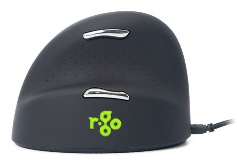 Ergonomiczna mysz R-Go HE leworęczna USB czarna/srebrna Ergonomiczna mysz R-Go HE leworęczna USB czarna/srebrna