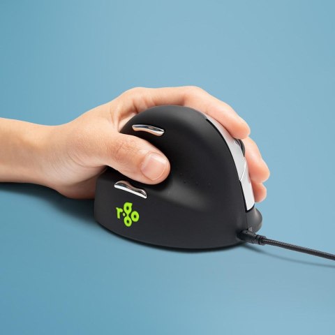 Ergonomiczna mysz R-Go HE leworęczna USB czarna/srebrna Ergonomiczna mysz R-Go HE leworęczna USB czarna/srebrna