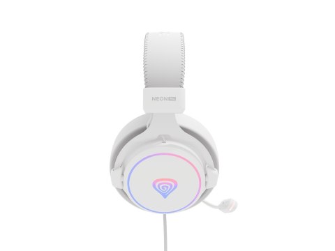 GENESIS Neon 764 Zestaw słuchawkowy Przewodowa Opaska na głowę Gaming USB Typu-A Biały GENESIS Neon 764 Zestaw słuchawkowy Przewodowa Opaska na głowę Gaming USB Typu-A Biały