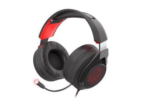 GENESIS Radon 610 Zestaw słuchawkowy Przewodowa Opaska na głowę Gaming USB Typu-A Czarny, Czerwony GENESIS Radon 610 Zestaw słuchawkowy Przewodowa Opaska na głowę Gaming USB Typu-A Czarny, Czerwony