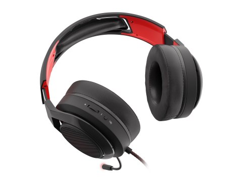 GENESIS Radon 610 Zestaw słuchawkowy Przewodowa Opaska na głowę Gaming USB Typu-A Czarny, Czerwony GENESIS Radon 610 Zestaw słuchawkowy Przewodowa Opaska na głowę Gaming USB Typu-A Czarny, Czerwony