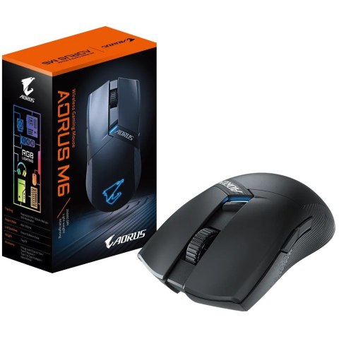 Gigabyte AORUS M6, bezprzewodowa mysz do gier, optyczna do 26000 DPI