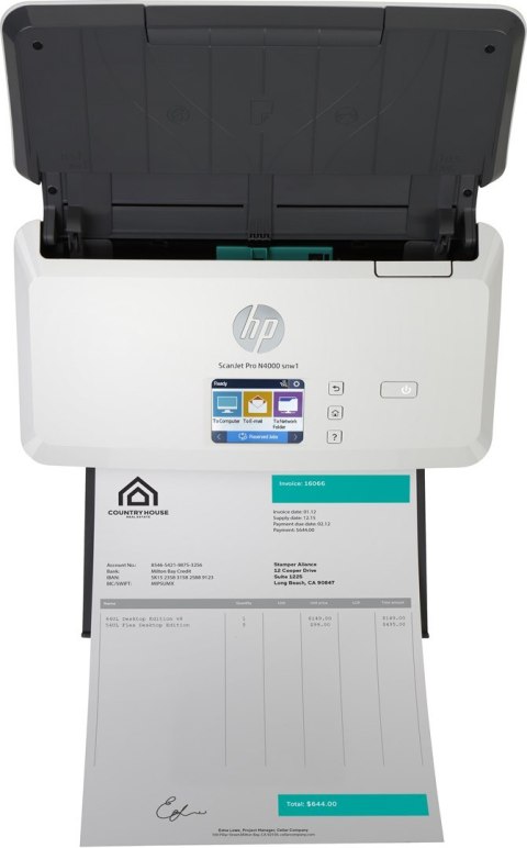 HP Scanjet Pro N4000snw1 6FW08A HP Scanjet Pro N4000snw1 6FW08A