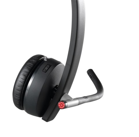 Logitech H820e Zestaw słuchawkowy Bezprzewodowy Opaska na głowę Biuro/centrum telefoniczne Podstawka do ładowania Czarny Logitech H820e Zestaw słuchawkowy Bezprzewodowy Opaska na głowę Biuro/centrum telefoniczne Podstawka do ładowania Czarny