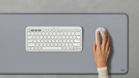 Logitech Pebble 2 M350s myszka Podróżniczy Oburęczny RF Wireless + Bluetooth Optyczny 4000 DPI