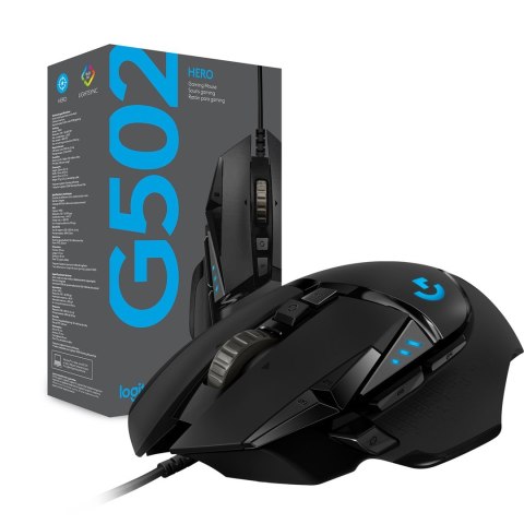 MYSZ USB OPTICAL G502 BLACK 910-005470 LOGITECH MYSZ USB OPTICAL G502 BLACK 910-005470 LOGITECH