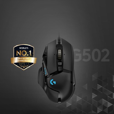 MYSZ USB OPTICAL G502 BLACK 910-005470 LOGITECH MYSZ USB OPTICAL G502 BLACK 910-005470 LOGITECH