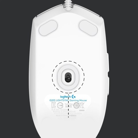 Mysz gamingowa Logitech G203 Lightsync White (REPACK) 2Y Mysz gamingowa Logitech G203 Lightsync White (REPACK) 2Y