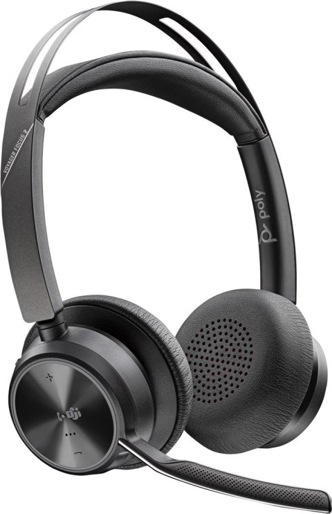 POLY Zestaw słuchawkowy Voyager Focus 2 z certyfikatem Microsoft Teams USB-A POLY Zestaw słuchawkowy Voyager Focus 2 z certyfikatem Microsoft Teams USB-A