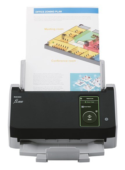 Ricoh fi-8040 ADF+Ręczny skaner pobierający 600 x 600 DPI A4 Czarny, Szary Ricoh fi-8040 ADF+Ręczny skaner pobierający 600 x 600 DPI A4 Czarny, Szary