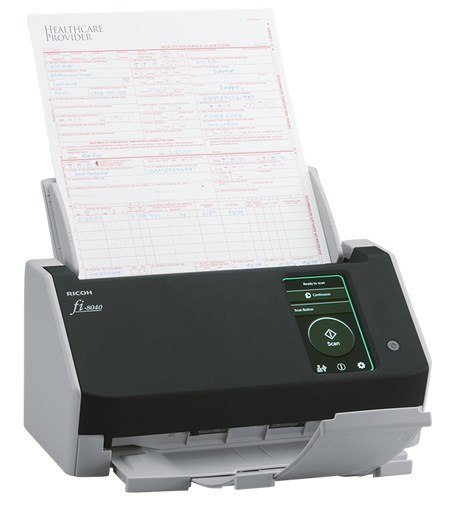 Ricoh fi-8040 ADF+Ręczny skaner pobierający 600 x 600 DPI A4 Czarny, Szary Ricoh fi-8040 ADF+Ręczny skaner pobierający 600 x 600 DPI A4 Czarny, Szary