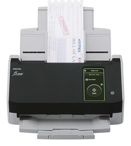 Ricoh fi-8040 ADF+Ręczny skaner pobierający 600 x 600 DPI A4 Czarny, Szary Ricoh fi-8040 ADF+Ręczny skaner pobierający 600 x 600 DPI A4 Czarny, Szary