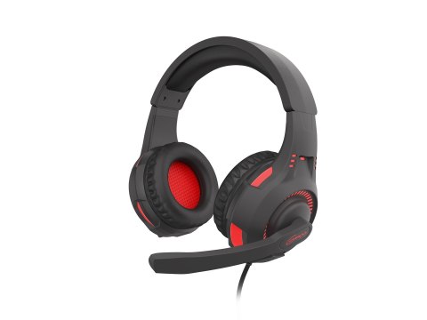 SŁUCHAWKI NAUSZNE GENESIS RADON 210 7.1 Z MIKROFONEM CZARNO-CZERWONE USB SŁUCHAWKI NAUSZNE GENESIS RADON 210 7.1 Z MIKROFONEM CZARNO-CZERWONE USB
