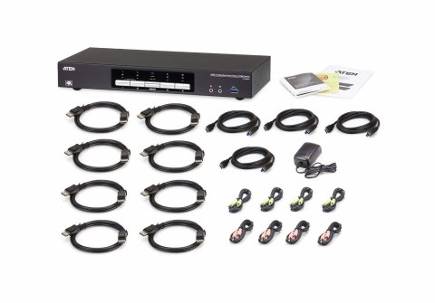 Przełącznik Aten 4-port USB 3.0 4K displayPort