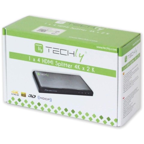 TECHLY SPLITTER HDMI 1/4 ULTRA HD 3D IDATA HDMI-4K4 TECHLY SPLITTER HDMI 1/4 ULTRA HD 3D IDATA HDMI-4K4