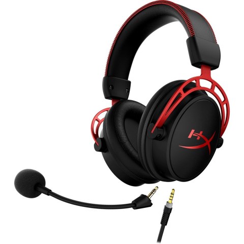 Zestaw słuchawkowy do gier HyperX Cloud Alpha czarno-czerwony, Przewodowy, 13 - 27000 Hz, Gaming, 298 g, Czerwony Zestaw słuchawkowy do gier HyperX Cloud Alpha czarno-czerwony, Przewodowy, 13 - 27000 Hz, Gaming, 298 g, Czerwony
