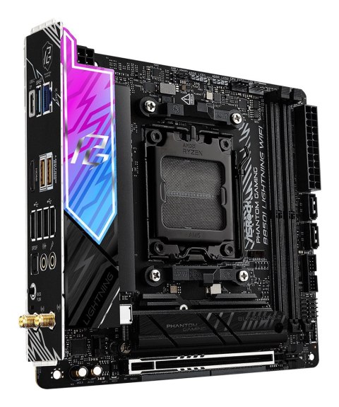 Asrock Phantom Gaming B850I Lightning WiFi AMD B850 Gniazdo AM5 mini ITX Asrock Phantom Gaming B850I Lightning WiFi AMD B850 Gniazdo AM5 mini ITX
