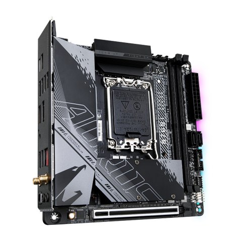 GIGABYTE B760I AORUS PRO płyta główna Intel B760 Express LGA 1700 mini ITX GIGABYTE B760I AORUS PRO płyta główna Intel B760 Express LGA 1700 mini ITX