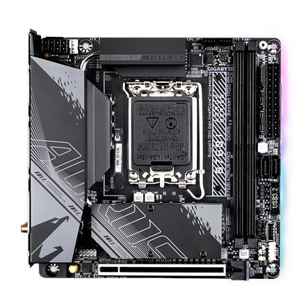 GIGABYTE B760I AORUS PRO płyta główna Intel B760 Express LGA 1700 mini ITX GIGABYTE B760I AORUS PRO płyta główna Intel B760 Express LGA 1700 mini ITX