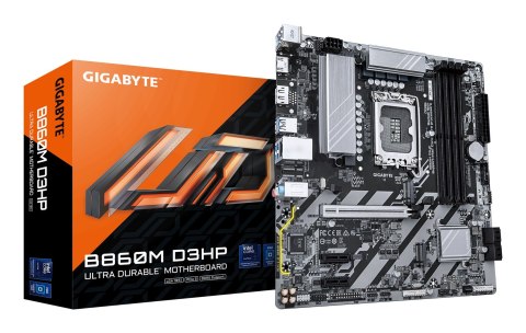 GIGABYTE B860M D3HP płyta główna Intel B860 LGA 1851 (Socket V1) micro ATX GIGABYTE B860M D3HP płyta główna Intel B860 LGA 1851 (Socket V1) micro ATX