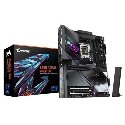 GIGABYTE Z890 AORUS MASTER płyta główna Intel Z890 LGA 1851 (Socket V1) ATX GIGABYTE Z890 AORUS MASTER płyta główna Intel Z890 LGA 1851 (Socket V1) ATX