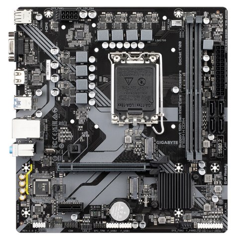 Gigabyte B760M H DDR4 (rev. 1.0) Intel B760 Express LGA 1700 micro ATX Gigabyte B760M H DDR4 (rev. 1.0) Intel B760 Express LGA 1700 micro ATX