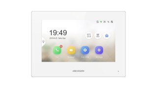 Hikvision DS-KH6320-WTE1-W wideodomofon 17,8 cm (7") Biały