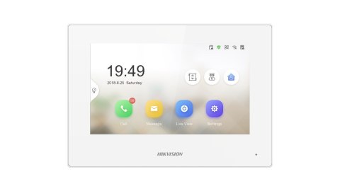Hikvision DS-KH6320-WTE1-W wideodomofon 17,8 cm (7") Biały Hikvision DS-KH6320-WTE1-W wideodomofon 17,8 cm (7") Biały