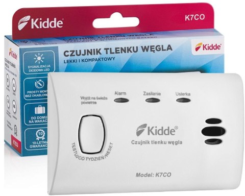 K7CO KIDDE CZUJNIK TLENKU WĘGLA I CZADU